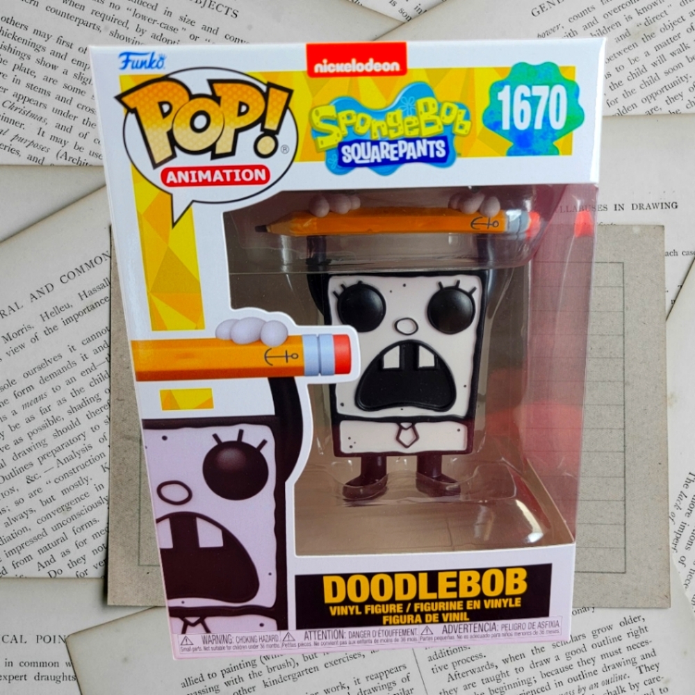Doodlebob funko # 1670 (nib) With pop protector